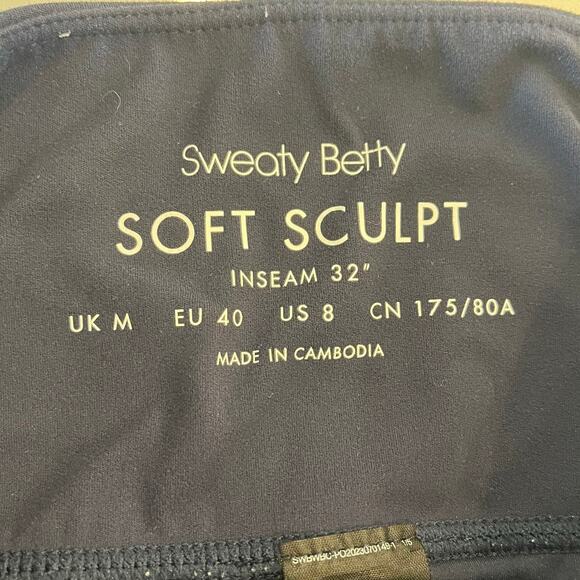 Sweaty Betty Super Soft Picot Lace Flare Pant Navy Size Medium - Picture 6 of 11